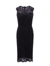 Dolce & Gabbana A Medium Length Dress With Sleeveless Lace