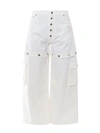 Off-white Off White "90's Logo Convertible Baggy Jeans