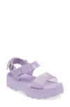 Mini Melissa Kids' Kick Off Platform Sandal In Lilac