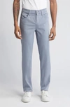 7 For All Mankind Slimmy Luxe Performance Plus Slim Fit Pants In Dusty Blue