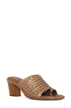Donald Pliner Block Heel Sandal In Bronze