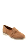 Softwalk Walsh Loafer In Camel Suede