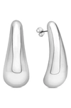Ettika Raindrop Earrings In Rhodium