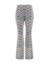 Missoni Sequined Metallic Crochet-knit Flared Pants