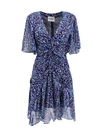 ISABEL MARANT ÉTOILE VISCOSE DRESS WITH ALL-OVER PRINT