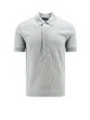 TOM FORD VISCOSE POLO SHIRT WITH RIBBED PATTERN