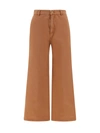 FORTE FORTE WIDE LEG GABARDINA OLD PEACH PANTS