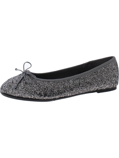 Feversole Womens Metallic Glitter Ballet Flats In Multi