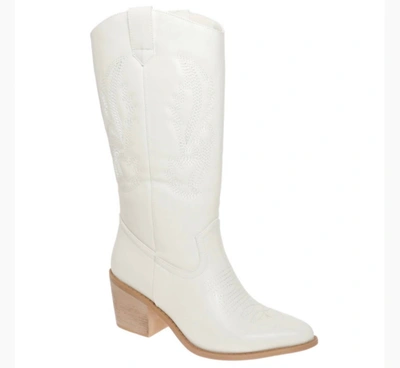 Pierre Dumas Women's Kick Your Heal Boots In White