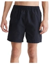 Calvin Klein Mens Poplin Pull On Casual Shorts In Black