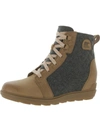 Sorel Evie Ii Nw Womens Quilted Lace-up Ankle Boots In Multi