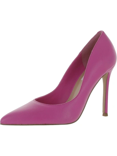 Steve Madden Evelyn Womens Leather Pointed Toe Pumps In Multi