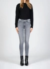 BLACK ORCHID NO SLEEP ANKLE FRAY JEANS IN BLACK