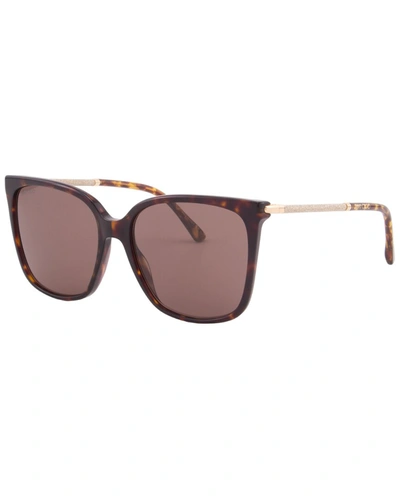 Jimmy Choo Women's Scilla/s 57mm Sunglasses In Brown