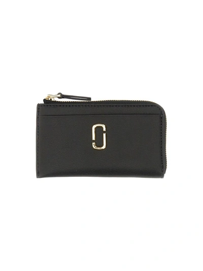 Marc Jacobs "the J Marc" Wallet In Black