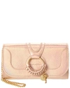SEE BY CHLOÉ HANA LEATHER WALLET ON CHAIN