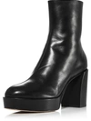 3.1 Phillip Lim Naomi Leather Platform Boots In Black