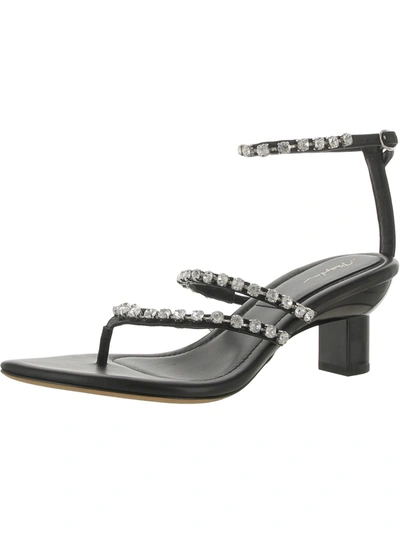 3.1 Phillip Lim / フィリップ リム Womens Leather Ankle Strap Heels In Black