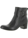 Ecco 20991301001 Womens Zipper Manmade Ankle Boots In Black