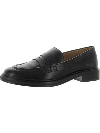 Madewell Chunky Loafers Womens Leather Slip On Loafers In Black