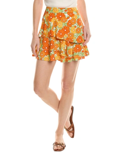Sadie & Sage Summer Forever Mini Skirt In Orange