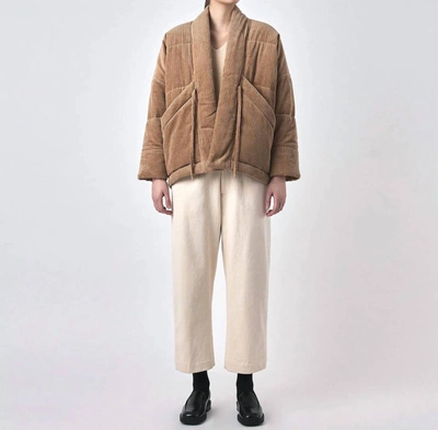 7115 BY SZEKI CORDUROY SUMO PUFFER JACKET 
