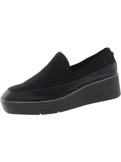 Donald J. Pliner Womens Leather Slip On Slip-on Sneakers In Black