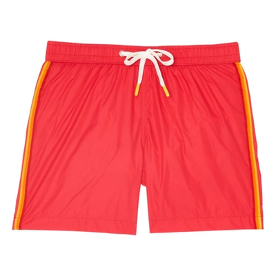 Hartford Men's Swim Trunks In Red Stripe