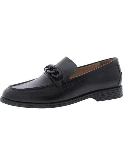 Cole Haan Stassi Chain Leather Loafer In Black