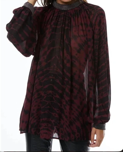 Young Fabulous & Broke Yule Top With Metal Trim In Jam Tigers Eye In Multi
