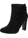 FERGALICIOUS BY FERGIE CAMPTON WOMENS FAUX SUEDE BLOCK HEEL ANKLE BOOTS