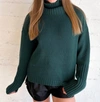 OLIVACEOUS ALPINE FOREST SWEATER IN GREEN