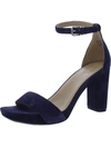 Naturalizer Joy Womens Faux Suede Open Toe Pumps In Multi