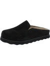 Vince Suede Slide Loafers Mules In Black