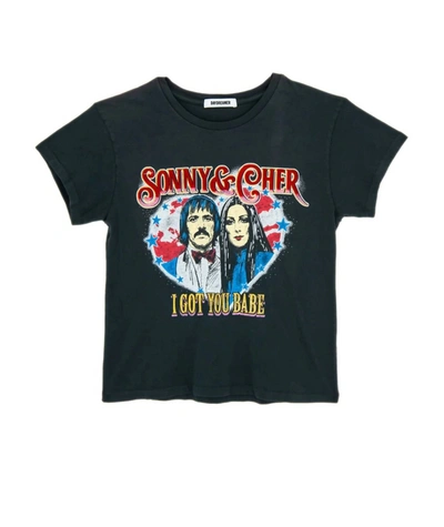 Daydreamer Sonny & Cher I Got You Babe Tour Tee In Black