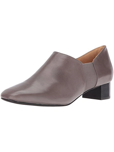 Trotters Lillian Womens Square Toe Pumps In Grey