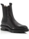 ALEXANDER WANG ANDY BOX CALF WOMENS LEATHER METALLIC ANKLE BOOTS