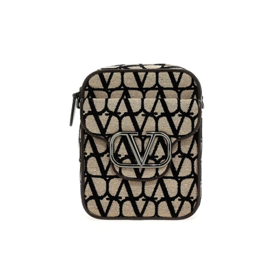 Valentino Garavani Garavani Loco Small Crossbody Bag In Beige