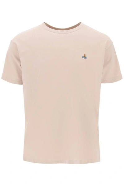Vivienne Westwood Woman Sand Cotton T-shirt In Neutrals