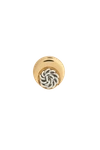Marine Serre Regenerated Buttons Moon Earring In Gold