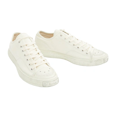 Acne Studios Off-white Low Top Sneakers In Off White