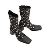 MARINE SERRE ALL OVER MOON ANKLE BOOTS