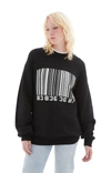 Vtmnts Big Barcode Hoodie In Black