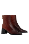 Marine Serre Airbrushed Crescent Moon-print Boots In Red