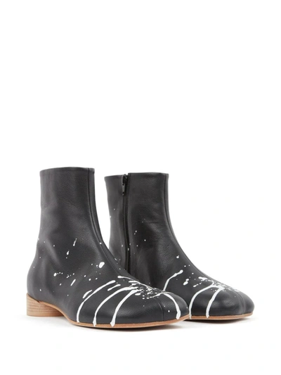 MM6 MAISON MARGIELA MEN'S ANATOMIC ANKLE BOOTS