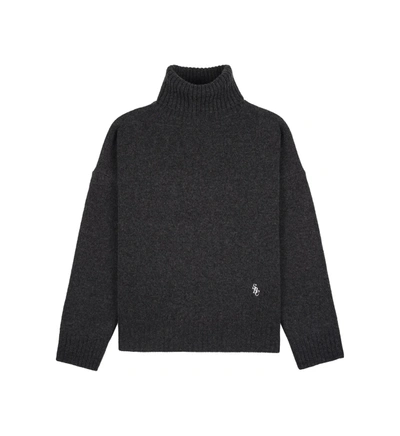 Sporty And Rich Src Turtleneck In Dark Grey