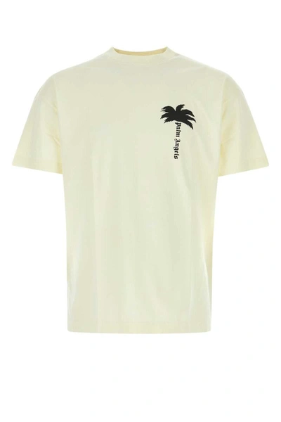 Palm Angels T-shirt In Yellow