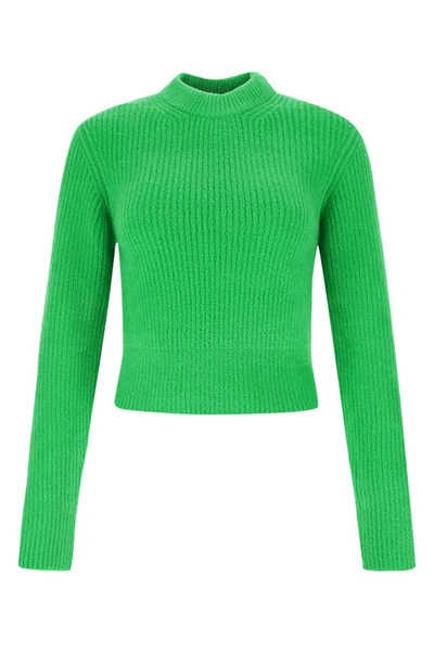 Alexander Wang T T By Alexander Wang Knitwear In Green