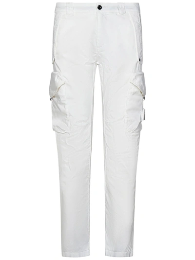 C.p. Company Pantaloni  In Bianco