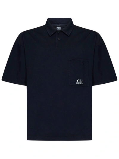 C.p. Company Polo  In Blue